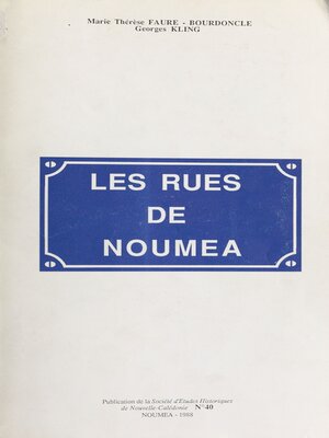 cover image of Les rues de Nouméa